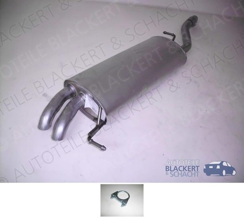 Auspuff endtopf für skoda - auspuff,